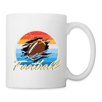 Idée cadeau de football américain - Mug blanc - blanc - Droite
