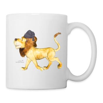 watercolored Lion by Sabina Elisabeth - Tasse - Weiß - Rechts