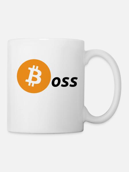 Bitcoin Boss - Tasse - Weiß