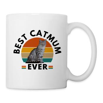 BESTE KATZENMAMA ALLER ZEITEN - Tasse - Weiß - Rechts