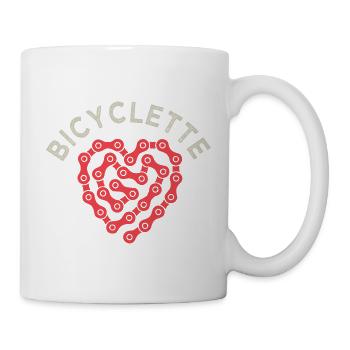 Fahrrad Ich mag Fahrrad Fahrrad Fahrrad - Tasse - Weiß - Rechts