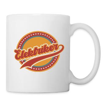 Elektriker Elektroniker Elektromeister Beruf - Tasse - Weiß - Rechts