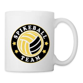 Farben änderbar | Roundnet Spikeball Team Fun - Tasse - Weiß - Rechts