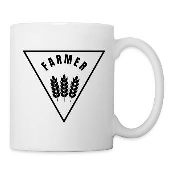 Collection Farmer - Profession - Mug blanc - blanc - Droite