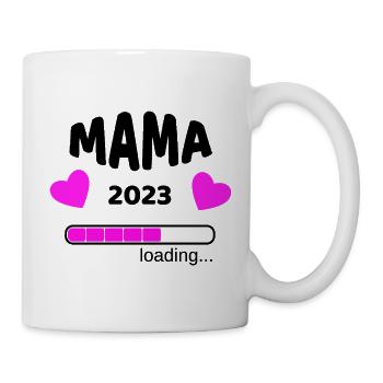 Maman 2023 Idée de fête de bébé de mouton enceinte - Mug blanc - blanc - Droite