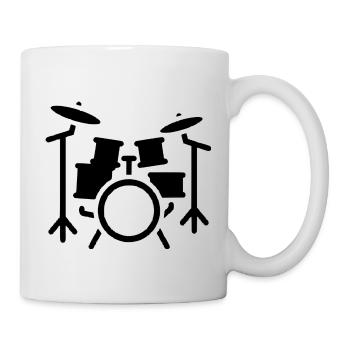 Batterie - Tasse - Weiß - Rechts