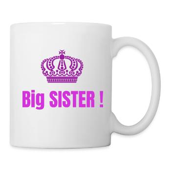 Big Sister Design Fashion - Mug - white - Right