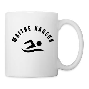 Collection Maitre Nageur - Profession - Mug blanc - blanc - Droite