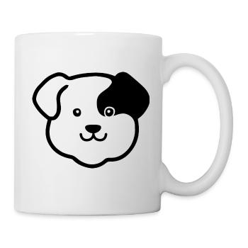 Carnin dog of Pug - Mug - white - Right