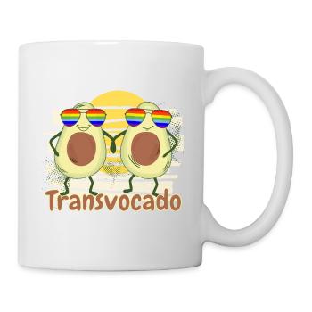 Transvocado - Gay Pride LGBTQ Avocado - Tasse - Weiß - Rechts