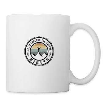Let ́s explore the nature - hiking - Mug - white - Right