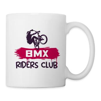 BMX Vélo - Mug blanc - blanc - Droite