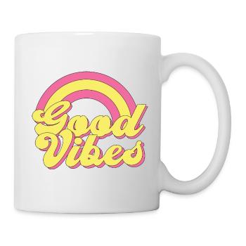 Good Vibes - Tasse - Weiß - Rechts