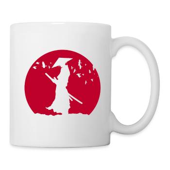 Samurai - Tasse - Weiß - Rechts