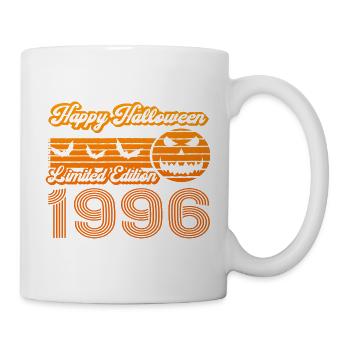 Pumpkin Halloween Birthday Year of Construction 1996 Vintage - Mug - white - Right