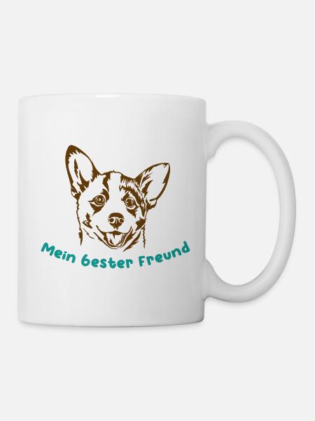 Mein bester Freund der Hund - Tasse - Weiß