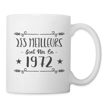 Les meilleurs sont nés en 1972 - Mug blanc - blanc - Droite
