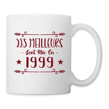 Les meilleurs sont nés en 1999 - Mug blanc - blanc - Droite