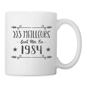 Les meilleurs sont nés en 1984 - Mug blanc - blanc - Droite