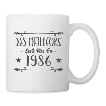 Les meilleurs sont nés en 1986 - Mug blanc - blanc - Droite