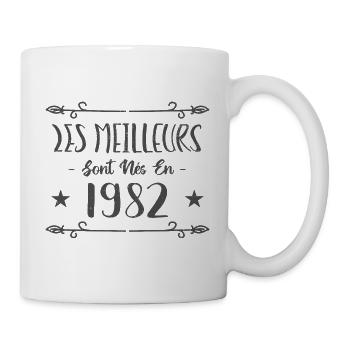 Les meilleurs sont nés en 1982 - Mug blanc - blanc - Droite