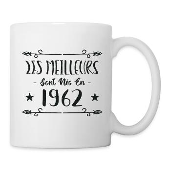 Les meilleurs sont nés en 1962 - Mug blanc - blanc - Droite
