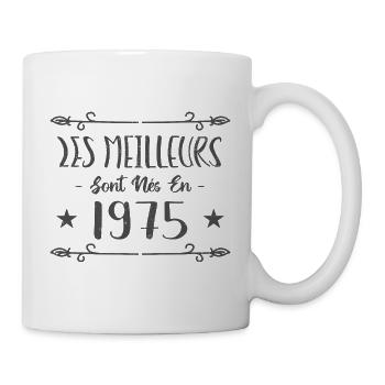 Les meilleurs sont nés en 1975 - Mug blanc - blanc - Droite