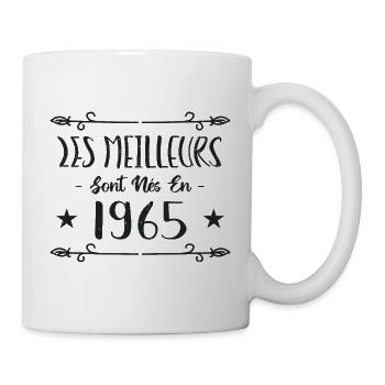Les meilleurs sont nés en 1965 - Mug blanc - blanc - Droite
