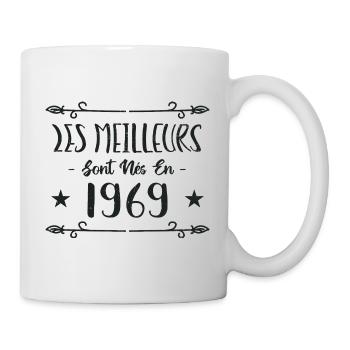 Les meilleurs sont nés en 1969 - Mug blanc - blanc - Droite