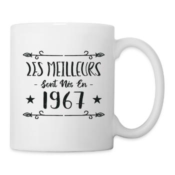 Les meilleurs sont nés en 1967 - Mug blanc - blanc - Droite