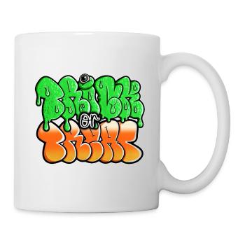 trick or treat Halloween motif - Mug - white - Right