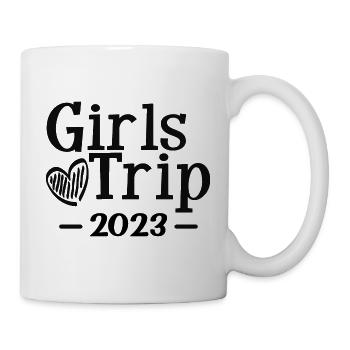 Voyage des filles 2023 Mignonnes Filles Voyage Week-end Vacances - Mug blanc - blanc - Droite