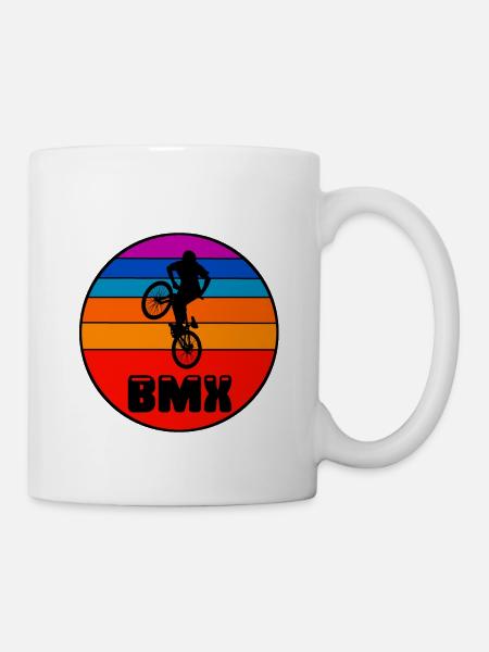 bmx - Tasse - Weiß
