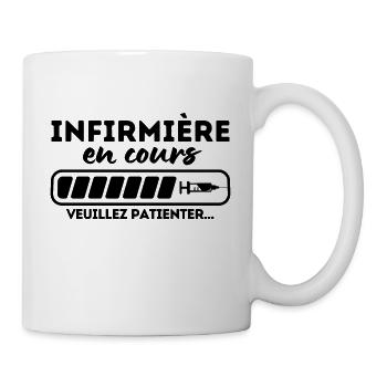 Infirmière humour future infirmière cadeau femme - Mug blanc - blanc - Droite