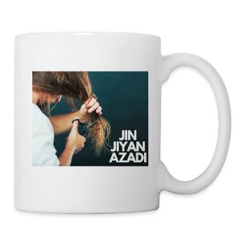 Jin Jiyan Azadi - Frauen Leben Freiheit - Tasse - Weiß - Rechts