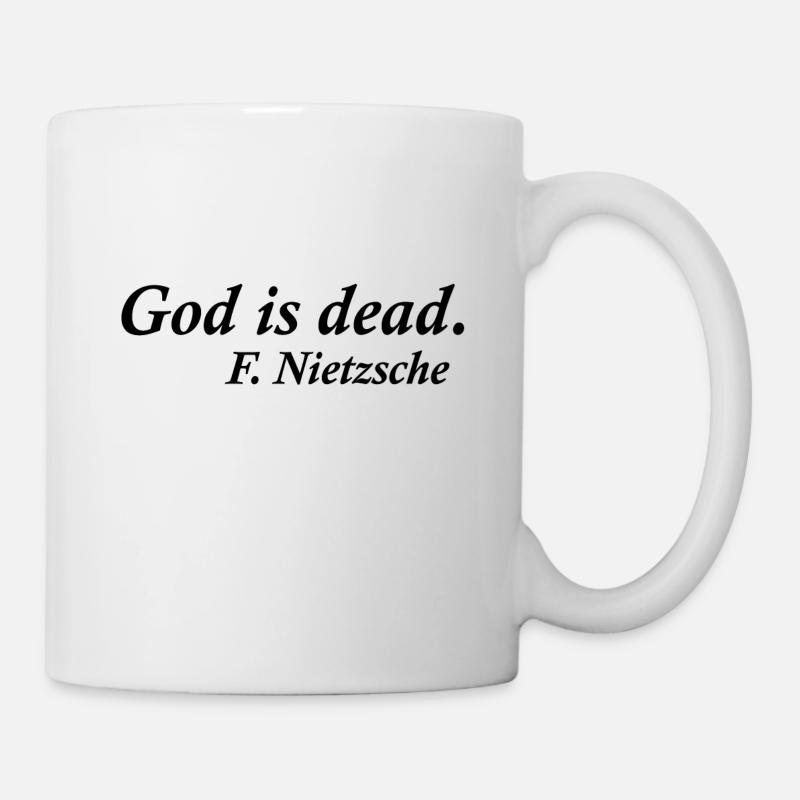 god is dead - Tasse - Weiß