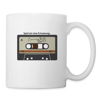 Spiel mir eine Erinnerung - Tasse - Weiß - Rechts