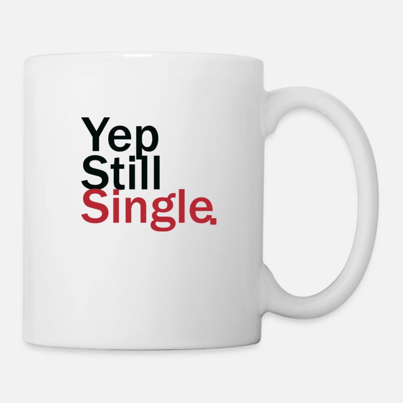 Single - Tasse - Weiß