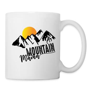 Mountain-Mama-Logo - Tasse - Weiß - Rechts