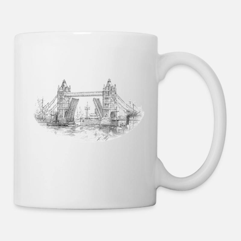 Tower Bridge - Tasse - Weiß