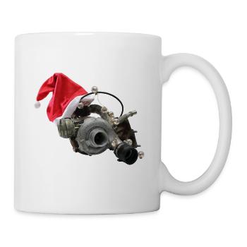 Es weihnachtet sehr: merry christmas boost - Tasse - Weiß - Rechts