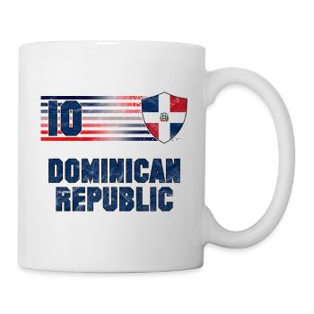 Dominican Republic Football Team - Mug - white - Right