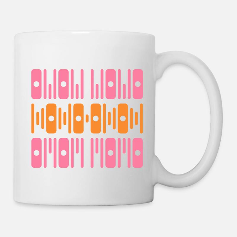 Rhythmus - Tasse - Weiß