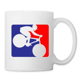 VTT Vélo de descente | Les couleurs peuvent être changées - Mug blanc - blanc - Droite