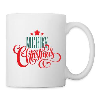 Christmas design and stars - Mug - white - Right