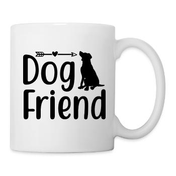 Ami chien - Mug blanc - blanc - Droite