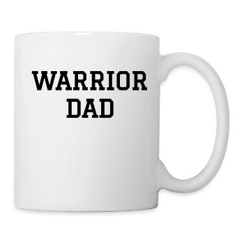 Warrior dad - Mug - white - Right