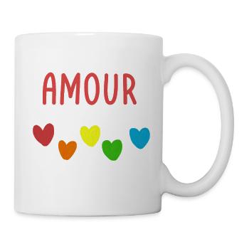 T-shirt Gay - Tasse - Weiß - Rechts