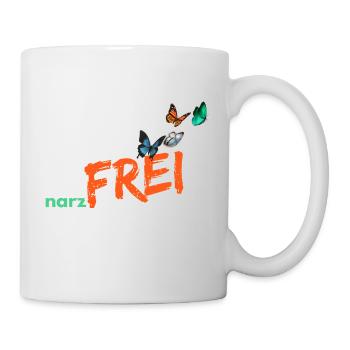 narzfrei orange - Tasse - Weiß - Rechts