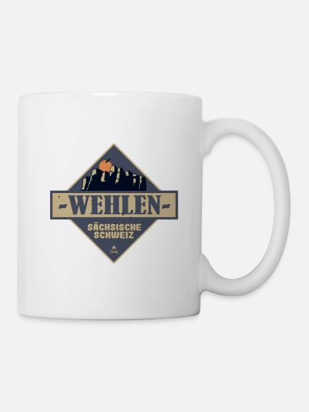 sächsische Schweiz Wehlen - Tasse - Weiß